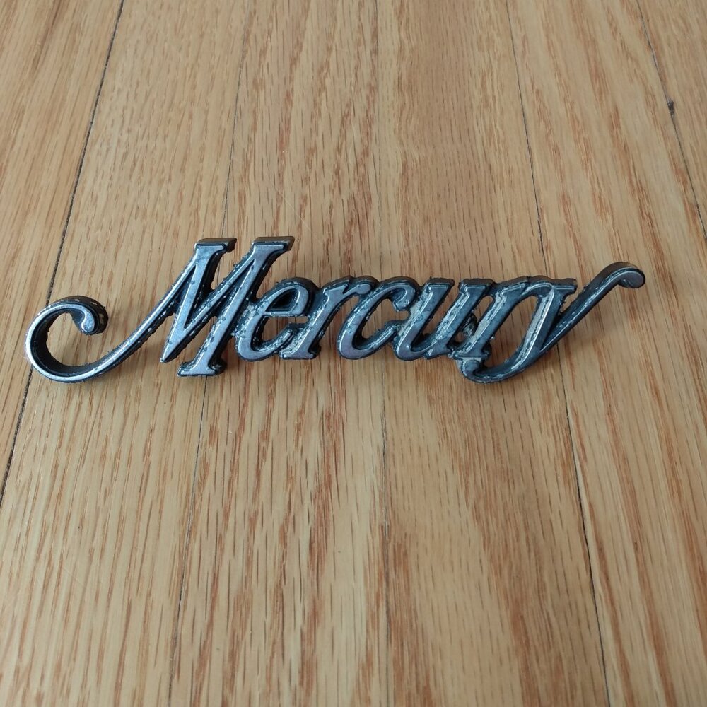 Vintage Ford Mercury Car Emblem